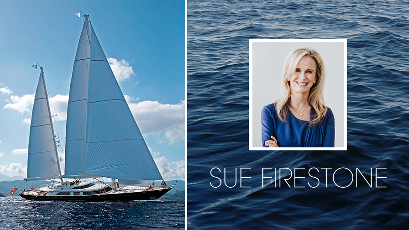 Sue Firestone Sets Sail